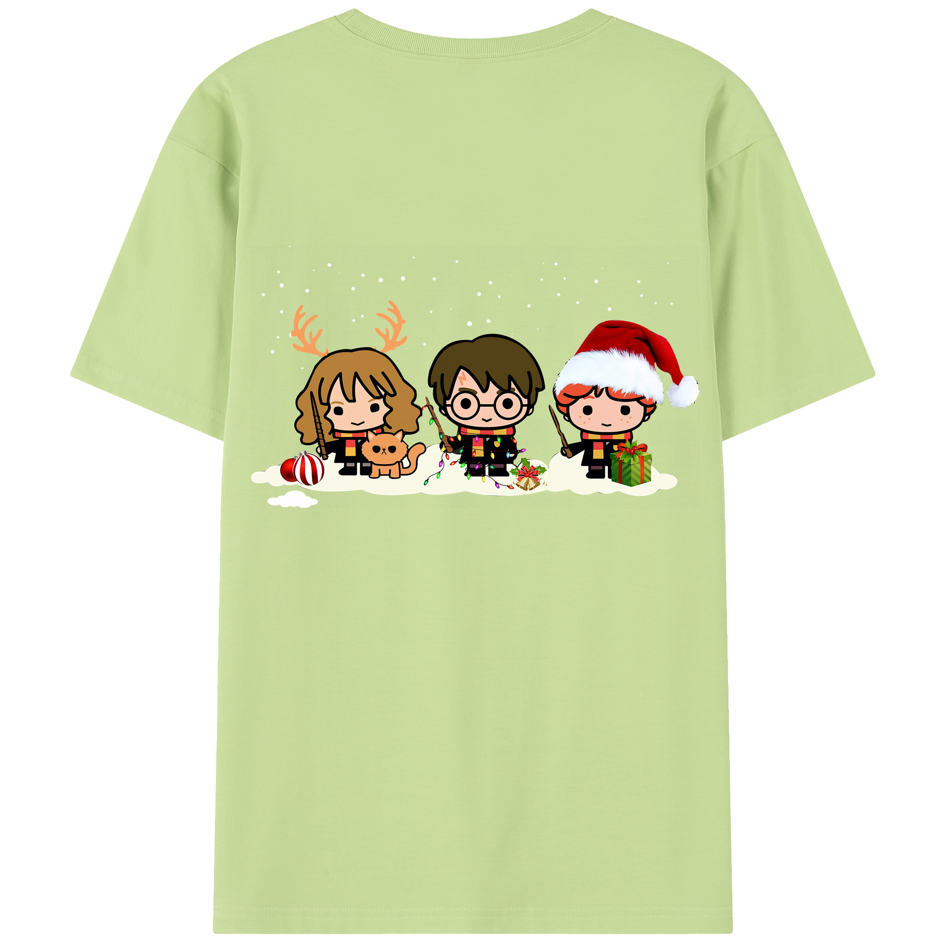 （画像用） Harry Potter ハリー・ポッターシリーズ 綿100％半袖Tシャツ（背面プリント）